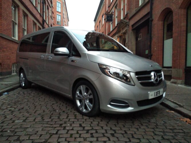 Mercedes wheelchair adapted V-Class finished in silver